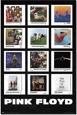 Grupo Erik Póster Pink Floyd Covers - Lamina decorativa Pink Floyd Covers/Póster Producto con licencia oficial