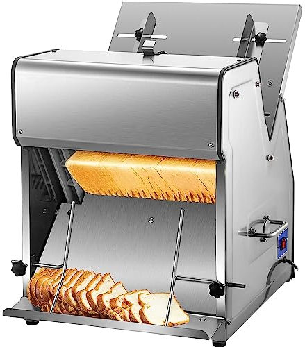 Cortadora De Pan Tostado Comercial, Cortadora De Pan Eléctrica De 12 Mm De Espesor, Cortadora De Pan De Panadería Comercial De 31 Piezas, Cortadora De Pan Tostado, Cortadora De Pan para Cortar Hojas