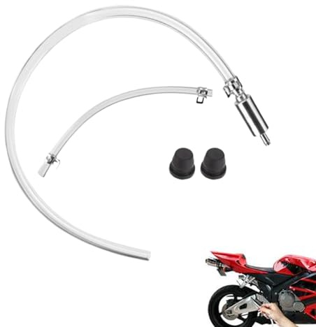 Biniveil Kit de Manguera con Válvula Antirretorno para Purga de Frenos,Kit De Mangueras Para Purga De Frenos Y Embrague Para Automóviles Y Motocicletas - Herramientas De Reparación Para Hidráulica Y