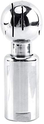 Sprühkugel edelstahl,Spray Ball 1/2 Zoll Gewinde Weibliche Edelstahl Sanitär Fix/Rotary Spray Ball Tank Reinigungskugel(drehbar)
