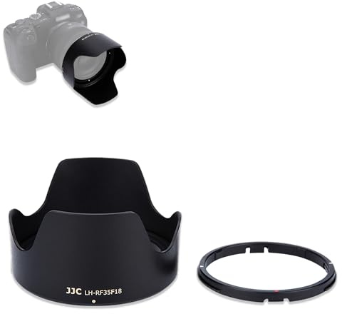 Tulip Flower Lens Hood for Canon RF 35mm F1.8 Macro is STM Lens, Replaces Canon EW-52 Hood with Reversible Design, Compatible with 52mm Filter/Lens Cap on Canon EOS RP R5 R6 R7 R8 R50V R50 Cameras