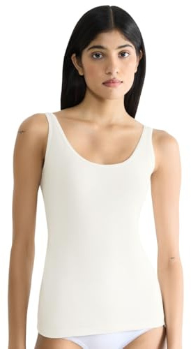 Sloggi Go Daily - Canottiera in Cotone, Colore: Bianco Seta, Bianco Seta., M
