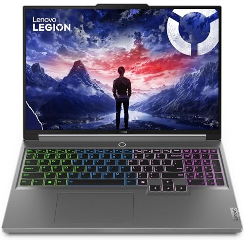 Lenovo Legion 16IRX9 Gaming Laptop (16 2560x1600 QHD+ 16:10 Display | Intel Core i9-14900HX 24-Core CPU | 1TB NVMe SSD | 16GB DDR5-5600MHz RAM | NVIDIA GeForce RTX 4070 | Windows 11 Home) - Luna Grey