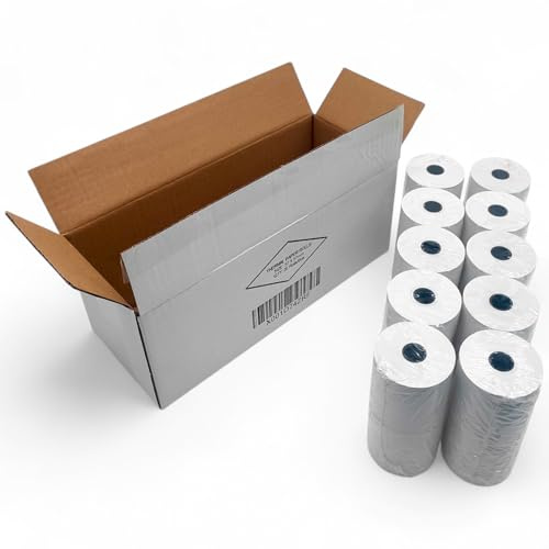 57 x 57 mm Premium Thermal Paper Till Receipt Rolls for EPOS Printer, POS Terminal, Thermal Cash Registers (20x Rolls)
