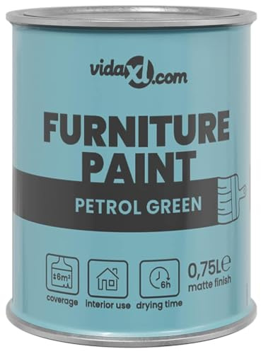 vidaXL Pintura para Muebles - Seguro, sin tóxicos, ideal para el hogar. Perfecta para restaurar y darle color a tus proyectos DIY.