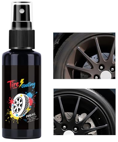 Spray Lucidante Per Pneumatici,Agente Di Rivestimento Nano Idrofobico Per Pneumatici,Rivestimento Per Cerchioni | Per Motocicli, Auto, SUV, Detailing, Manutenzione E Restauro