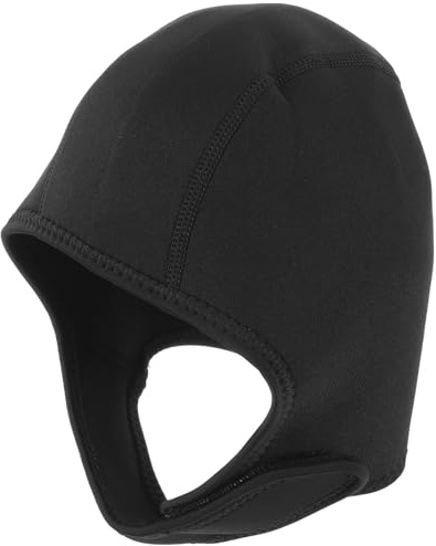 Cabilock Gorro para Celebracion en Libre al Natación Aire de Neopreno Buceo de Negro, Cómodo Elástico, Funda Verano y Protección y Adecuado Piscina