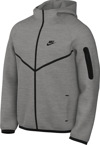 Nike Tech Fleece Fullzip Windrunner Giacca da Uomo Dk Grey Heather/Black XXL