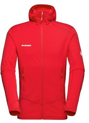 Mammut Taiss Light ML - Chaqueta con capucha para hombre, color rojo, talla XL, rojo, XL