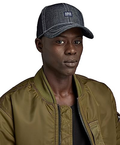 G-Star RAW Herren Avernus Original Denim Baseball Cap, Blau (raw Denim D22315-B988-001), PC