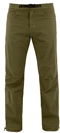 Café Kraft Ira Pantalon d'escalade pour homme Climbing (XL, vert forêt)