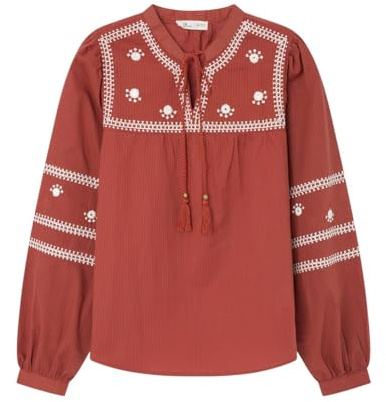 Springfield Blusa para Mujer, Marrón Azucar Moreno,36