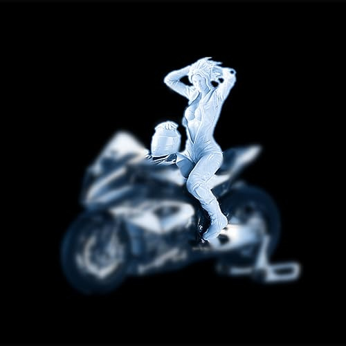 GoodFYouth 1/9 Kit de Modelo de Resina sin Pintar y sin ensamblar Soldado（Sin Motocicleta）//7u5S23t