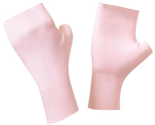 Fingerlösa solhandskar - Ice Silk UV-skyddsvantar, Halvfinger | Cykelhandskar, Lätt sommar Nail Cover | Återanvändbart utomhushandskydd för vandringsridning