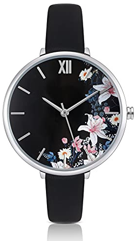 KIMOMT Womens Watches Leather Quartz Watch Waterproof Fashion Wristwatch for Women Ladies Girls