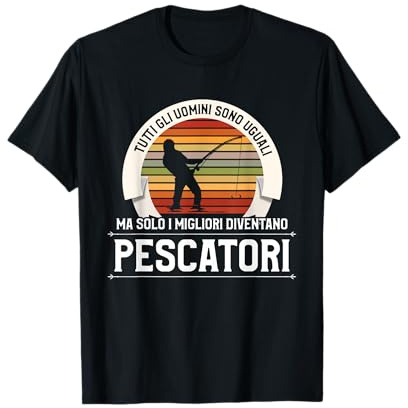 Idea regalo pesca per un pescatore un costume da pesca Maglietta