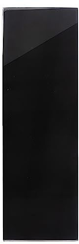 Polished Black Marble Subway Tile – 4 x 12 Rectangular Natural Stone – 15 Mesh-Mounted Sheets Cover 5 Sq Ft – Not Peel & Stick – Wall and Floor Tile for Bathroom, Shower, Kitchen, Fireplace