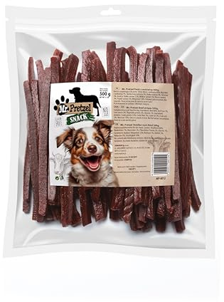 Mr. Pretzel Streifen vom Rind 500g Snack Hundeleckerli