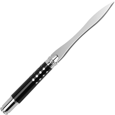 CaLeQi Maniglia coltello tagliacarte in acciaio inox coltello Split File buste cancelleria maniglia portatile apribuste per la scuola casa lavoro usi