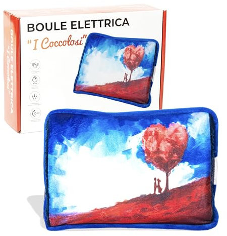 IPEA Sac d'eau chaude électrique avec poches en peluche pour réchauffer les mains - Réduit les douleurs musculaires, dorsales et menstruelles - Boules chauffe-mains et chauffe-pieds - Chauffe-pieds -