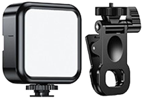 Lumière pour selfie avec clip – éclairage LED professionnel, lampe à selfie avec clip | lampe de bureau vidéo réglable, éclairage amélioré pour photo et vidéo, accessoire pratique pour