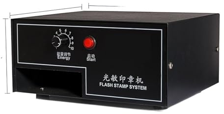 Kit de máquina sello Flash retrato fotosensible, sellado estampado automático Alto rendimiento