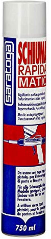 SARATOGA SIGILLANTE POLIURETANICO SCHIUMOGENO AUTOESPANDENTE RAPIDO  Matic per pistola