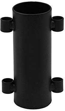Awning Rod Holder Outdoor Camping Canopy Rod Iron Holder Fixed Tube Reinforced Windproof Tent Awning Pole Accessories DaJiKan (Color : 1PCS)
