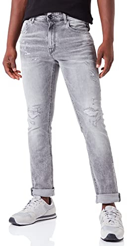 REPLAY Mickey Jeans, 095 Gris Claro, 30W x 32L para Hombre