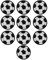 Flicken zum Aufbügeln Kinder, 10 Stück Fussball Stick Bügelflicken Aufnäher Applikationen zum Aufnähen Knie Hosenflicken, für Junge Kleidung Jacken Rucksäcke Jeans Patches