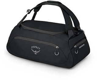 Osprey Daylite Duffel 30 – Praktische, funktionale, kompakte Tasche für den Alltag – Duffel-Reisetasche - Black O/S