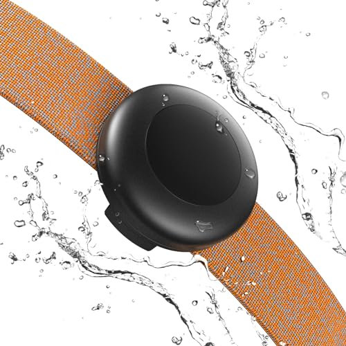 SUPMEGA Support AirTag pour Collier de Chien, étui AirTag en métal étanche pour Colliers pour Animaux de Compagnie, Accessoires de Traceur GPS pour Chien Anti-Perte compatibles avec Apple AirTag
