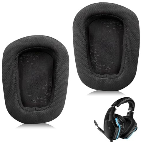 Hochwertige Ersatz-Ohrpolster für Logitech Gaming Headsets - Kompatibel mit G935, G933, G930, G635, G633, G633S, G430, G431, G432, G433 - Memory-Schaum, Verbesserte Klangleistung