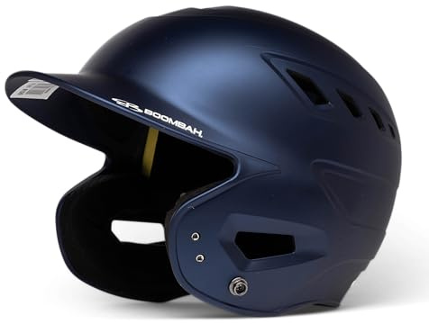 Boombah DEFCON Anodized Matte Solid Batting Helmet NOSCAE Navy - Size Senior 7 - 7 3/4