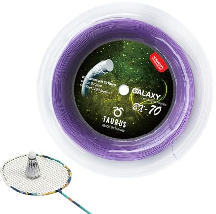 Genérico Corde de badminton | Raquette de badminton avec fil de rechange | Corde de remplacement pour raquettes d'entraînement 200 mètres pour amateurs et professionnels