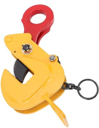 Morsetto di sollevamento for piastre orizzontale con anello flessibile Strumento di serraggio for piastre for carichi pesanti, for il trasporto di acciaio(2T)