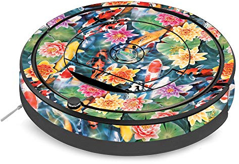 MightySkins Skin Compatible with iRobot Roomba 890 Vacuum - Koi Pond | Protective, Durable, and Unique Vinyl Decal wrap Cover | Easy to Apply, Remove, and Change Styles | Made in The USA