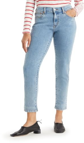 Levi's Mid Rise Boyfriend, Jeans para Mujer, Cobalt Layer, 28W / 30L