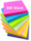 800 Stück Haftnotizen, Bunt Sticky Notes, 8 x 100 Blatt Haftnotizzettel, Selbstklebende Klebezettel für Markieren und Hervorheben von Seiten,Checkliste oder To-Do-Liste,Schule(7,6 x 7.6 cm, 8 Farbe)