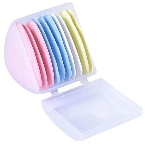10pcs Triangle Sasters Tiza - Tiza De Coser, Sastres De Tela Tiza | Triángulo Sastre Tiza Colorida Tiza De Tela De Costura | Notas De Coser Para Elaboración, Costura, Acolchado, Con Caja De Almacenami