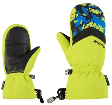 Ziener Kinder LETTERO-Z Ski-Fäustling/Wintersport | wasserdicht, atmungsaktiv, Lime, 5,5, Grün
