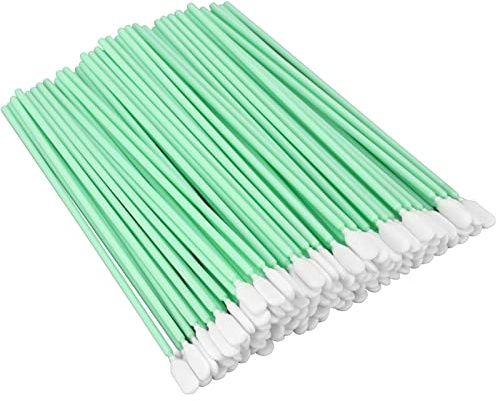 100pc 16 cm carré rectangle en mousse Chiffon de nettoyage Bâtons pour imprimante jet d'encre Format de solvant Roland équipement optique