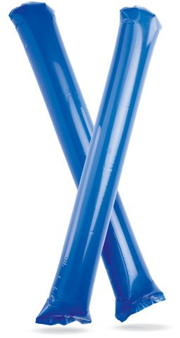 eBuyGB Pack of 10 Cheering Sticks - Bang Bang Noise Makers/Clappers for Football & Sports Events (Blue)