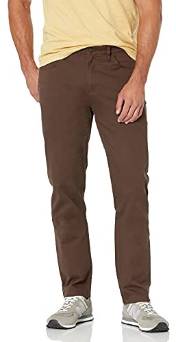 Amazon Essentials herr Athletic-Fit 5-fickors komfort stretch chinos byxa (tidigare Goodthreads)