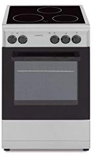 OCEANIC - Cuisiniere vitrocéramique 50 x 50 cm, four convection naturelle, four 48L silver