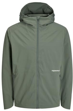 JACK & JONES Jorvesterbro Giacca Leggera Pls Lato di Transizione, Laurel Wreath, 5XL Uomo