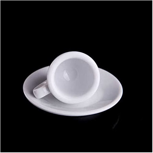 Taza De Café Nivel de competencia profesional Empresso taza taza espesa café espresso taza de café platillo de taza de café tazas de café turcas Tazas De Café Con Leche ( Color : 50ml , Size : White )