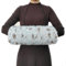 SwirlColor Hand Muff, grau mit Flecken Weiche Faux Pelz Hand Muff mit Strap Tasche Praktische Hand Warmer Muff für Frauen Männer, mit transparentem Haken