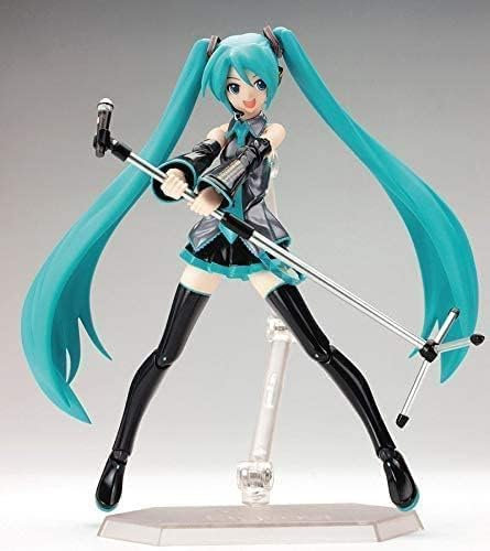 Hatsune Miku Multi-Accessories Hatsune Face Changing Moving Figure Model PVC Doll Figurine Toys Decoration Ornaments Collectible Toy Animations Character Model