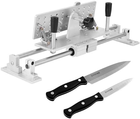 Knife Beveling Jig Slide Bevel Jig for Knife Grinding Belt Grinder Knife Jig Knife Making Sharpening Locator 85°~ 180°Adjustable